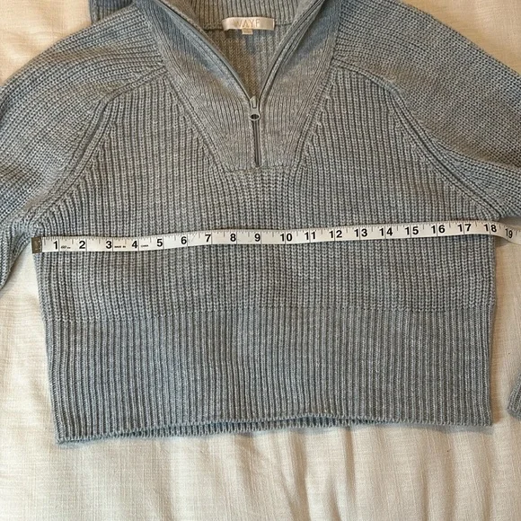 WAYF Nelle Half Zip Pullover Heather‎ Gray Sweater
Women's S Small Cozy Wear - Picture 8 of 9